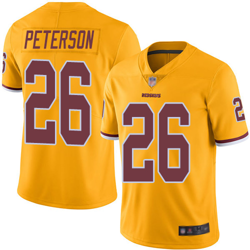 Washington Redskins Limited Gold Men Adrian Peterson Jersey NFL Football 26 Rush Vapor